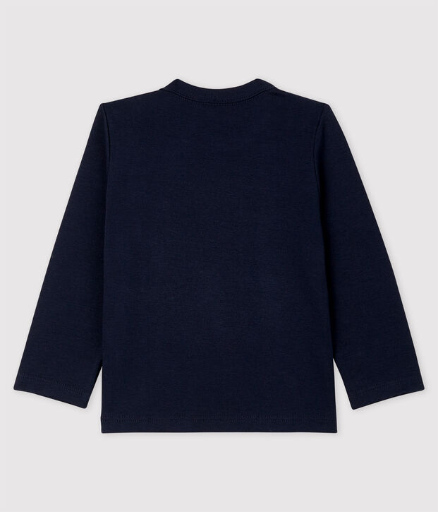 T-shirt a manica lunga in cotone beb&egrave; maschio SMOKING