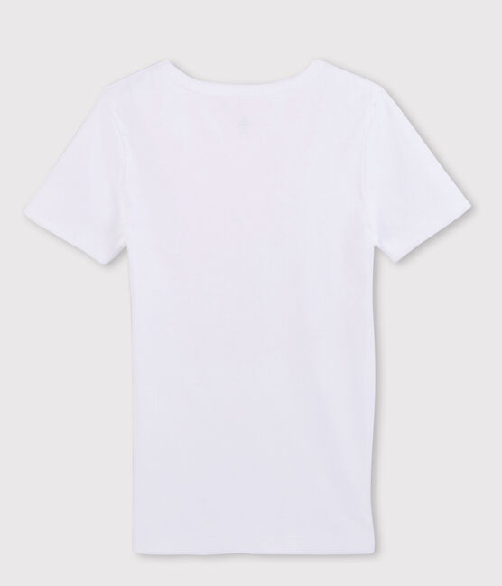 T-shirt maniche corte scollo a V Uomo bianco ECUME