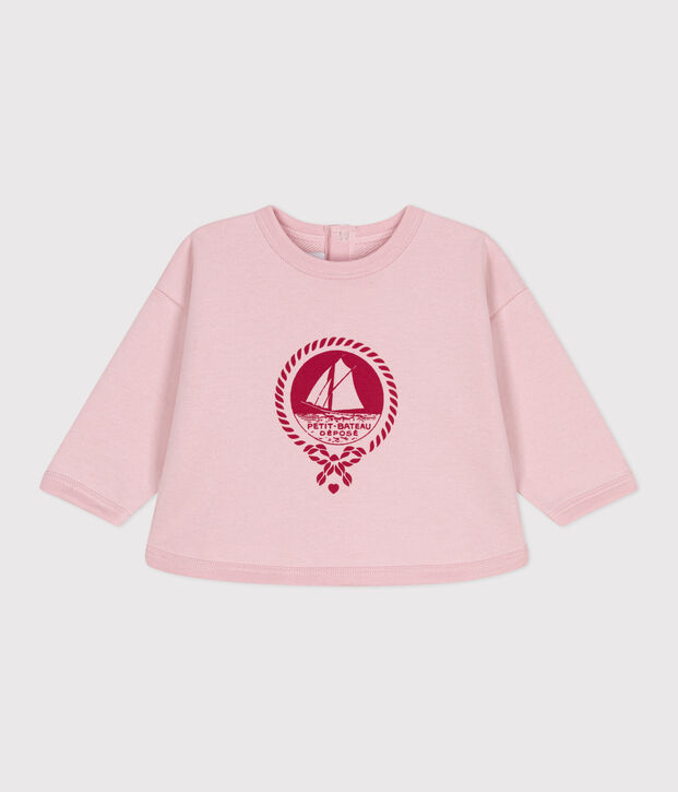 Felpa in cotone con motivo vintage Petit Bateau neonata JOLI