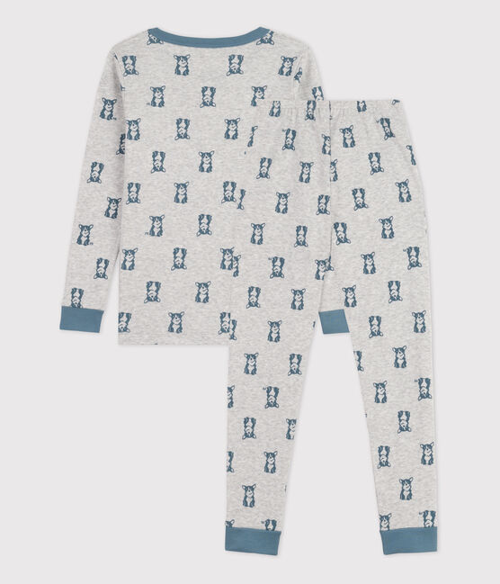 Pigiama snugfit fantasia cane in cotone grigio POUSSIERE/ ROVER