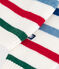 Maglione in misto lana e cotone a righe multicolori neonato bianco MARSHMALLOW/bianco MULTICO