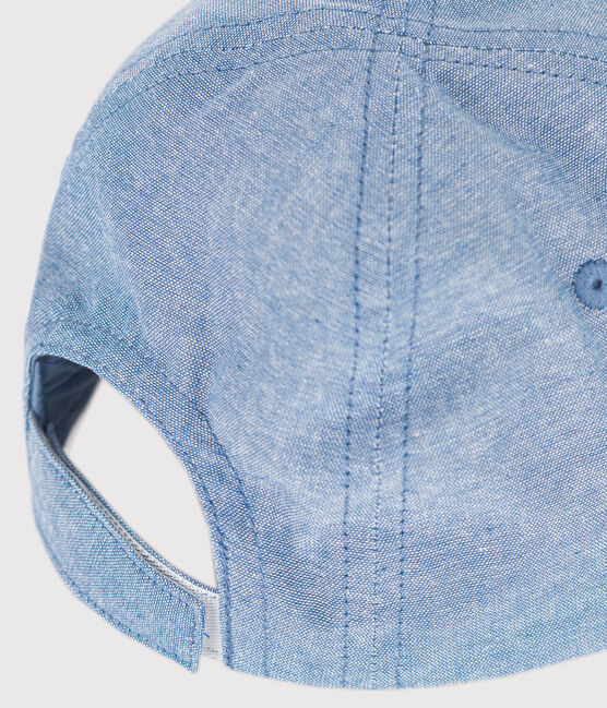 Cappellino in denim celeste bebè blu DENIM CLAIR