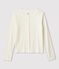 Cardigan in cotone/lino tinta unita Donna bianco MARSHMALLOW