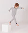 Pigiama per bambino a righe beige COQUILLE/blu SMOKING