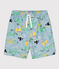 Shorts da mare riciclati con stampa bambino ENNEIGE/ MULTICO