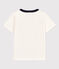 T-shirt  maniche corte in cotone bambino bianco MARSHMALLOW