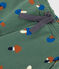 Pantalone joggers stampato bambina verde VALLEE/ecru MULTICO