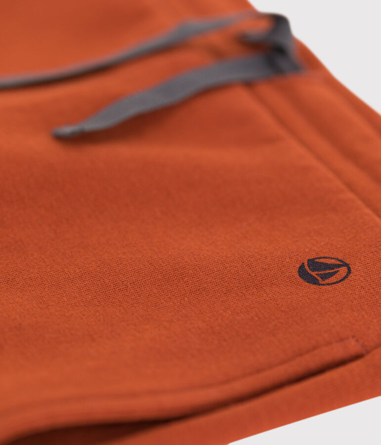 Pantaloni in cotone bambina marrone