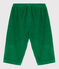 Pantalone bebè in velluto a coste grosse MATCHA
