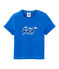 T-shirt a tinta unita bebè maschio blu DELFT
