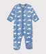Tutina pigiama in pile neonato