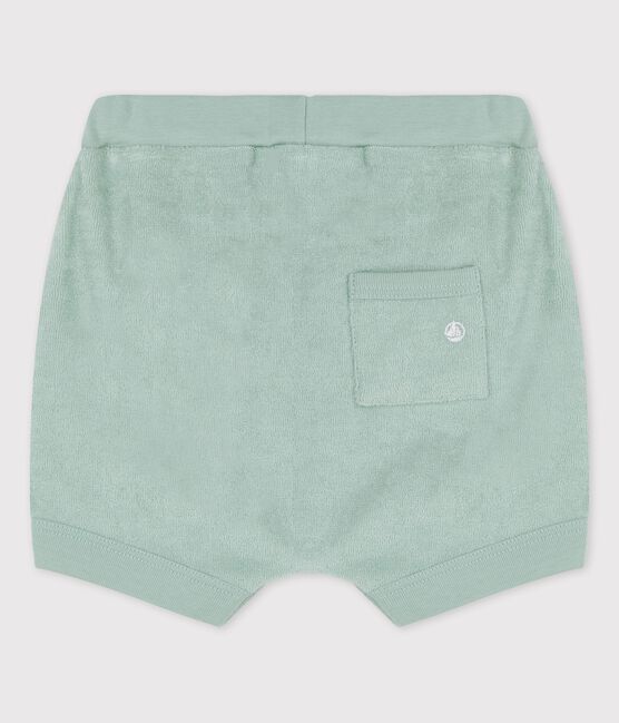 Shorts  bebè in spugna verde HERBIER