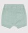 Shorts  bebè in spugna verde HERBIER