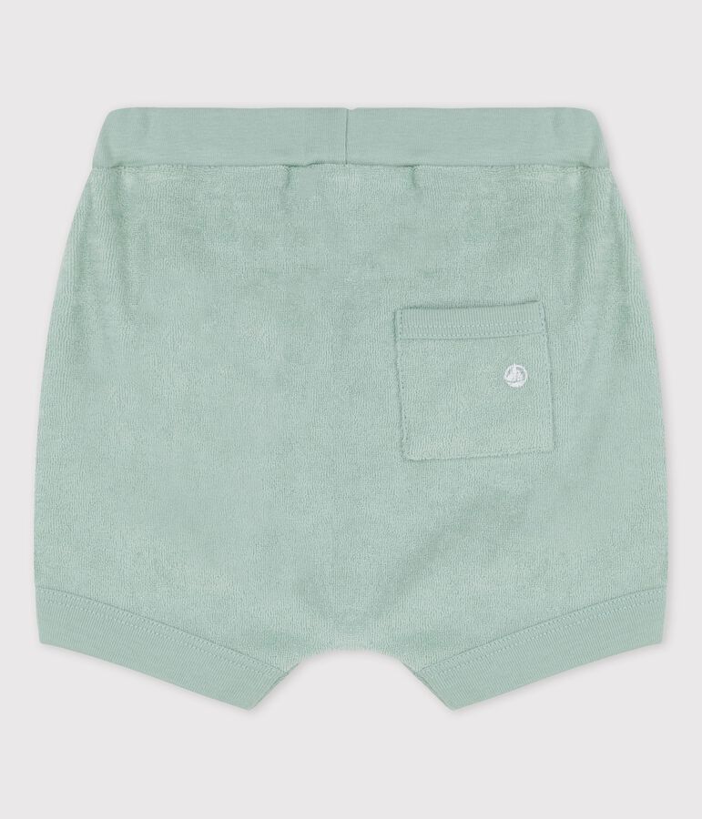 Shorts  beb&egrave; in spugna verde