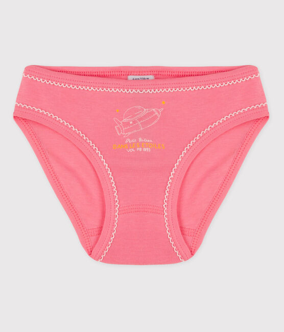 La mutandina in cotone per bambina rosa GRETEL
