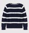 Cardigan in cotone bambino blu SMOKING/bianco MARSHMALLOW