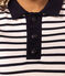 Marinière polo in cotone Donna bianco MARSHMALLOW/blu SMOKING