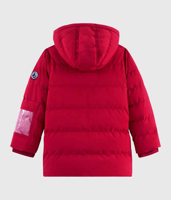 Piumino da sci bambino/bambina rosso TERKUIT
