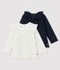 Confezione da 2 bluse bebè femmina