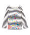 Marinière bambino unisex beige COQUILLE/blu SMOKING