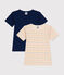 Confezione da 2 T-shirt a maniche corte in cotone bambino  variante 1