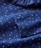 Body in cotone bebè. blu MEDIEVAL/bianco MULTICO