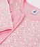 Camicia da notte e leggings bambina in ciniglia a fiori rosa/multicolore
