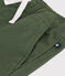 Pantalone bambino in tela di cotone verde CROCO