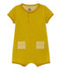 Tutina corta bambino in cotone/lino