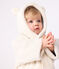 Cappotto con cappuccio imbottito in sherpa neonato ecru MILK