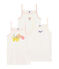 Trio canottiere con spalline bambina variante 1