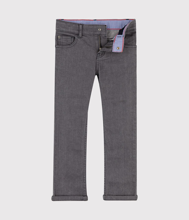 Pantalone in denim bambino grigio