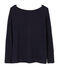 T-shirt donna in lino blu SMOKING