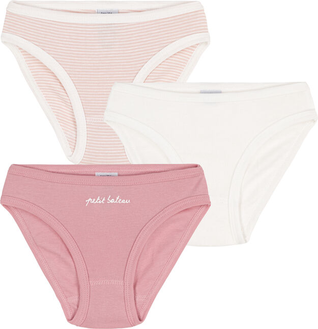 Lot de 3 culottes en coton multicolore