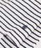 T-shirt L'ICONIQUE in cotone donna bianco MARSHMALLOW/blu SMOKING