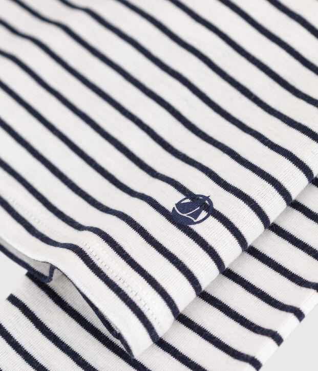 T-shirt L'ICONIQUE in cotone donna bianco/blu