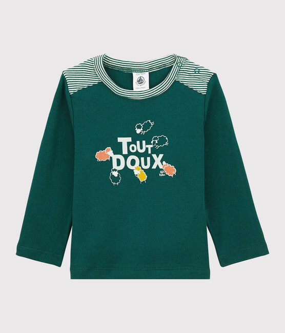 T-shirt in cotone bebè. verde PINEDE