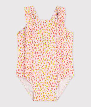 Costume due pezzi con volant bimba SUNSHINE CHECKS UPF 50