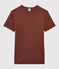 T-shirt girocollo iconica in cotone Donna arancione MADRAS