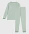 Pigiama in cotone a righe bambino SAULE/ MARSHMALLOW