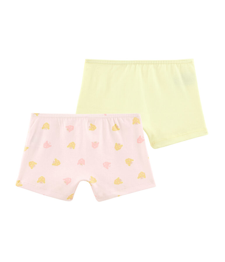 Duo shorty bambina multicolore