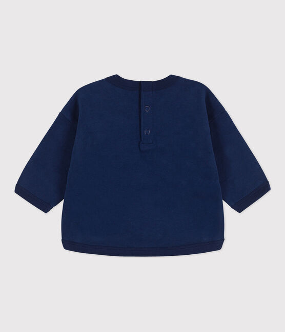 Felpa in cotone per neonati blu MEDIEVAL