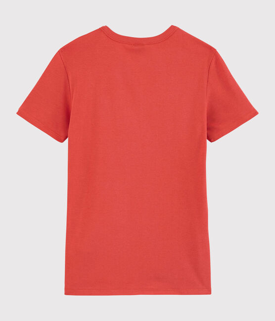 T-shirt girocollo iconica in cotone Donna arancione OURSIN