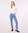 T-shirt Iconica a lupetto in cotone donna bianco ECUME