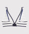 Reggiseno a righe Donna bianco MARSHMALLOW/blu SMOKING
