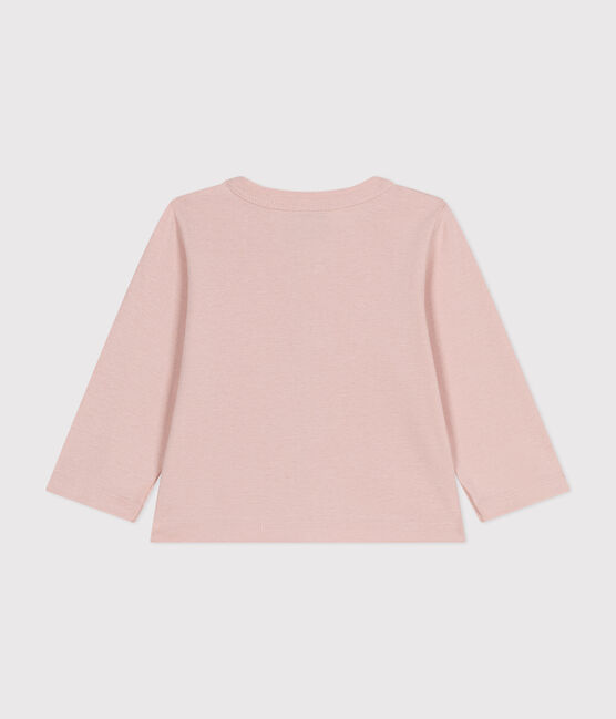 Cardigan in cotone neonato rosa SALINE