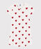 Camicia da notte bambina in cotone motivo cuore bianco MARSHMALLOW/rosso TERKUIT