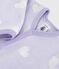 Pigiama in ciniglia con stampa a cuori neonato bianco SQUAW/ MARSHMALLOW