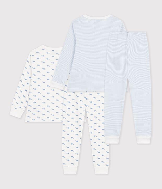 Set di pigiami in cotone fantasia bambino multicolore