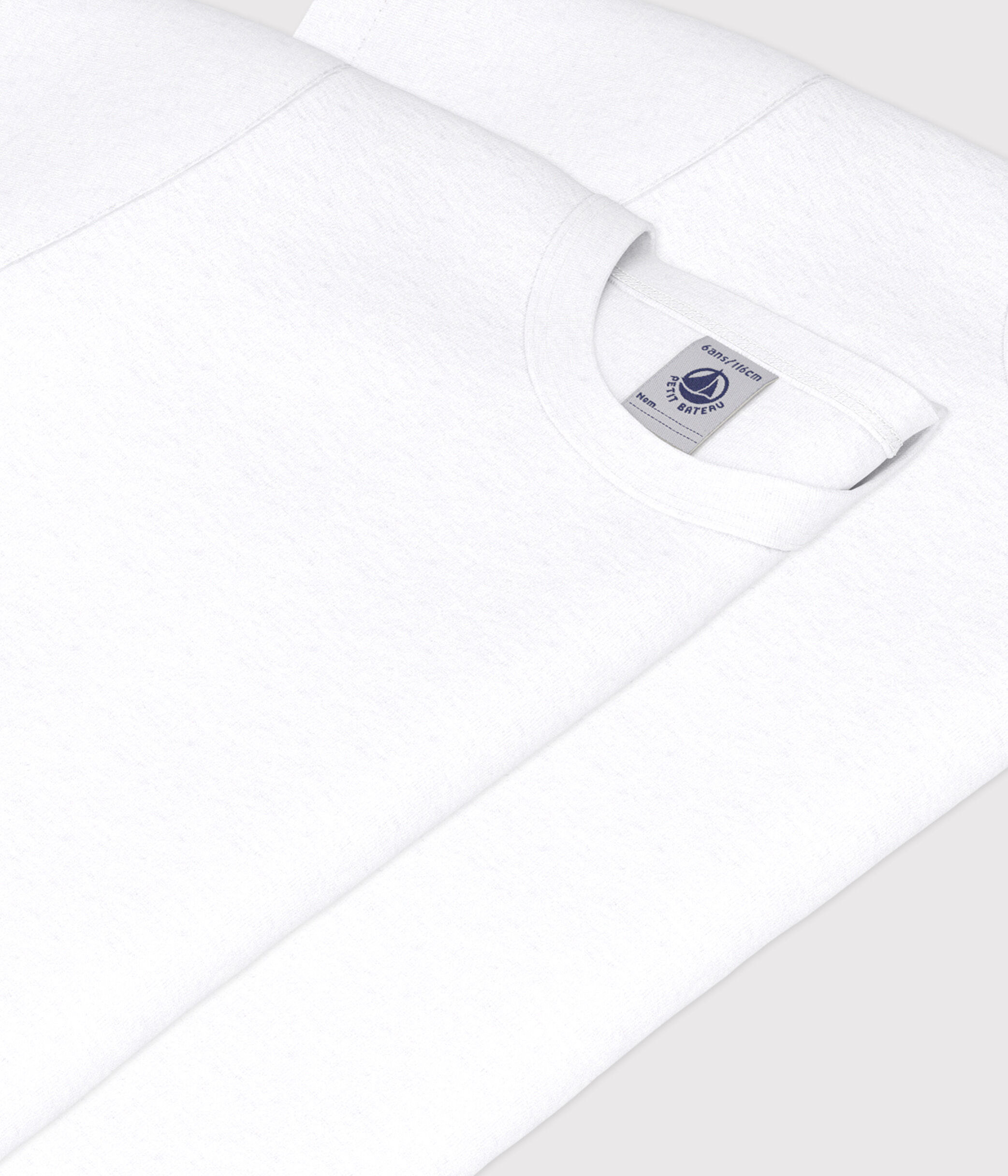 Confezione da 2 t-shirt manica corta bianche bambino multicolore